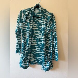 Whale Patterned Women's Top - M